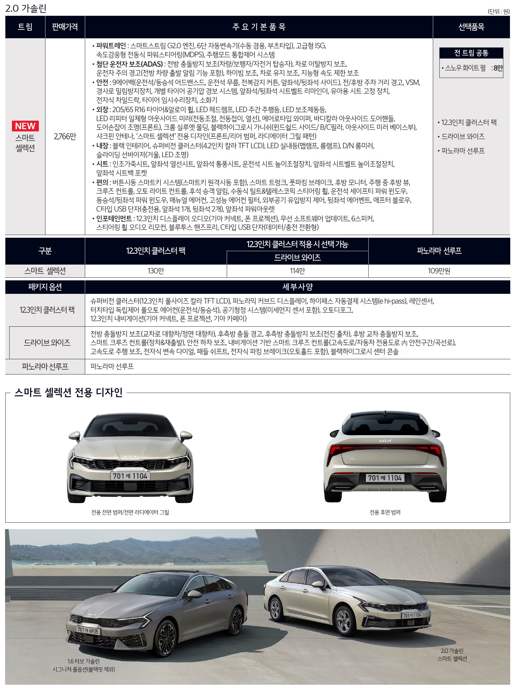 K5 가격표 - 2024년 11월(2025) -2.jpg