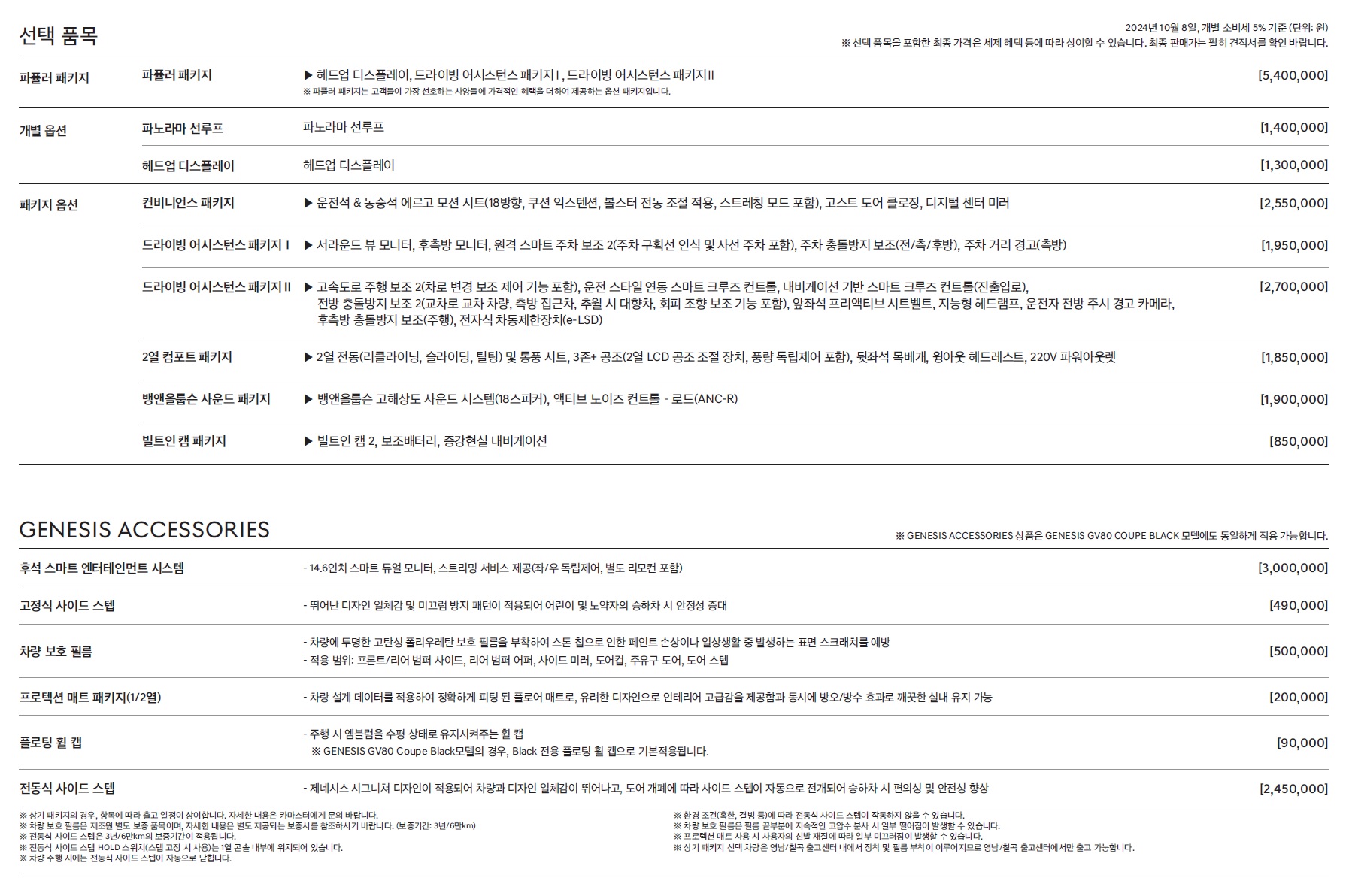 GV80 쿠페 가격표 - 2024년 10월 -3.jpg