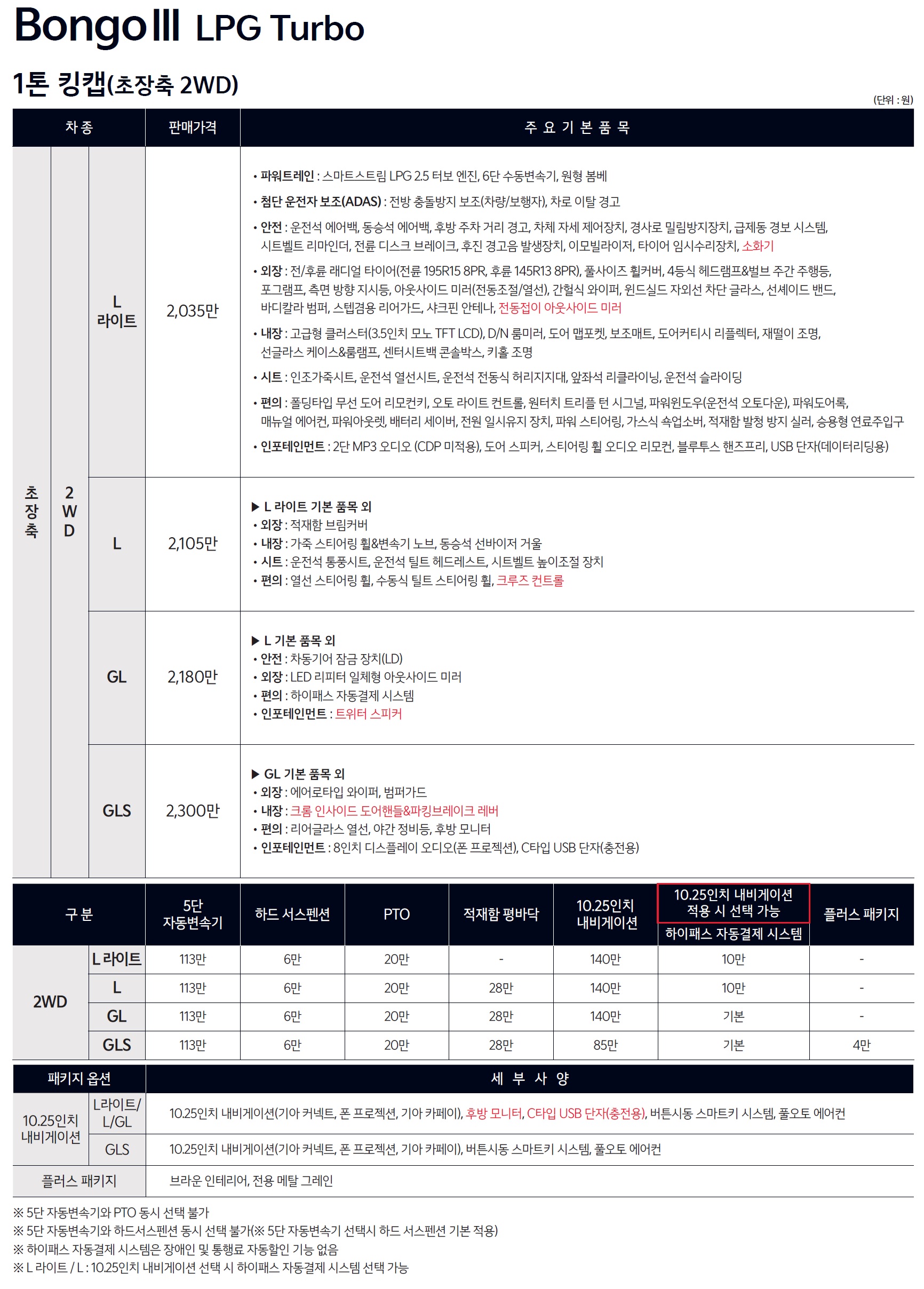 봉고3 가격표 - 2024년 07월(2025년형) -1.jpg