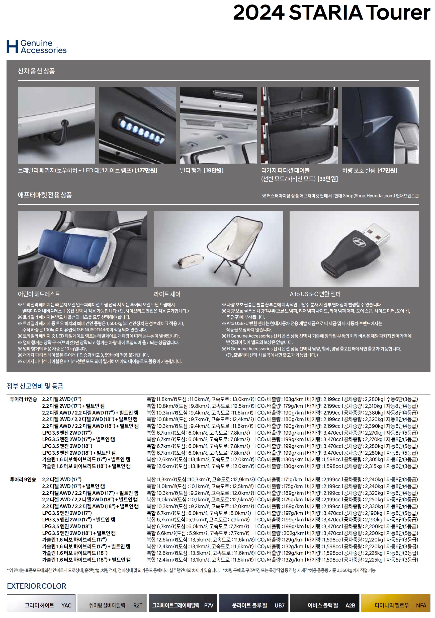 스타리아 하이브리드 투어러 가격표 - 2024년 03월 -2.jpg