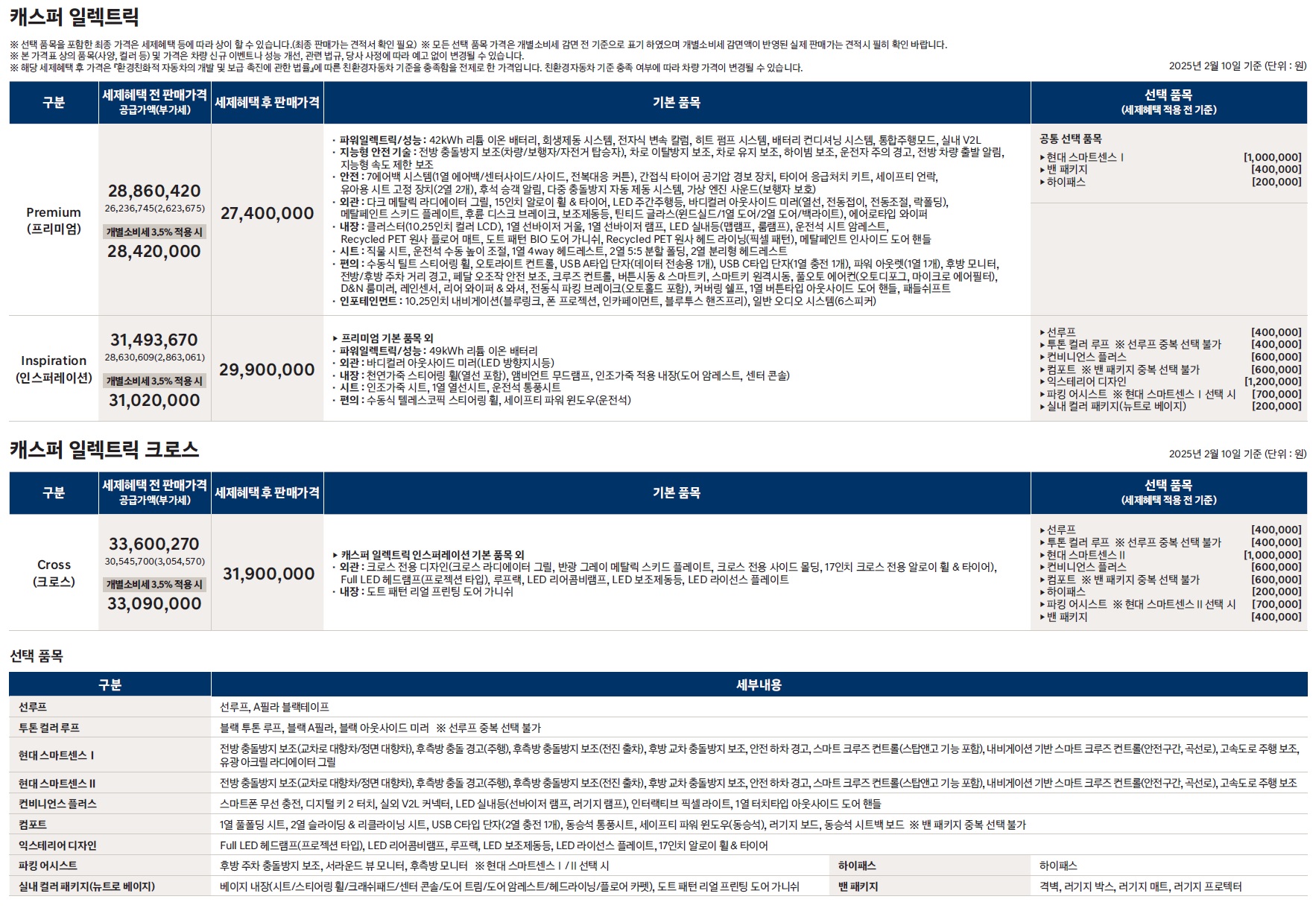 캐스퍼 전기차 가격표 - 2025년 02월 -2.jpg
