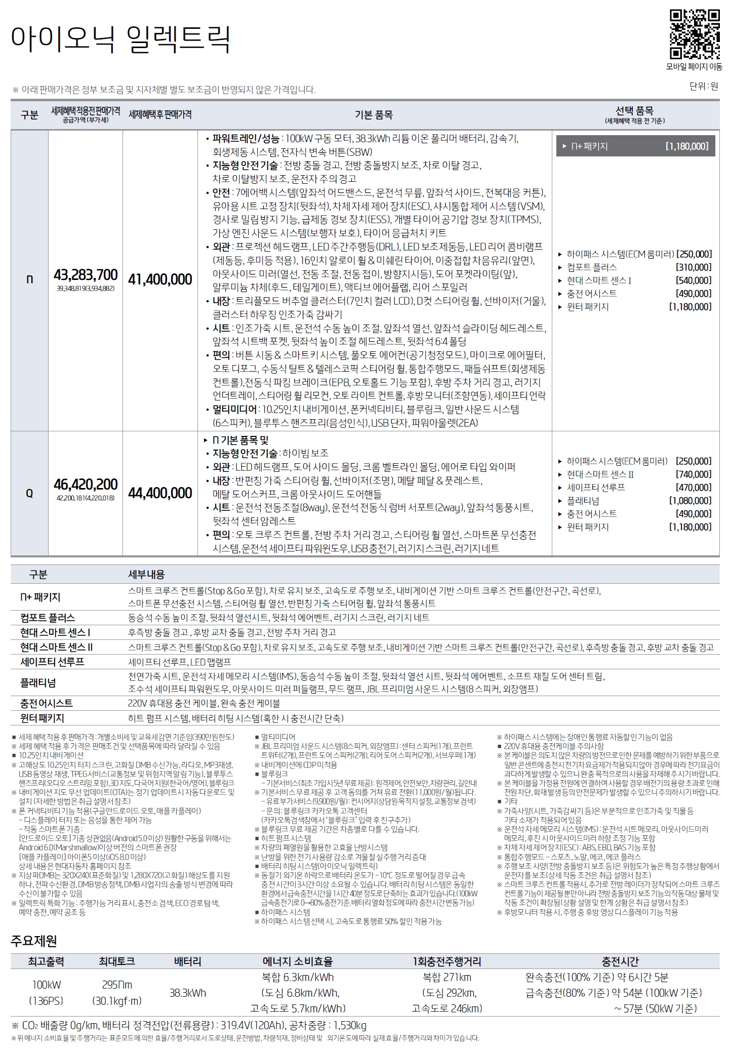 아이오닉 일렉트릭 가격표 - 2019년형 05월 -1.jpg