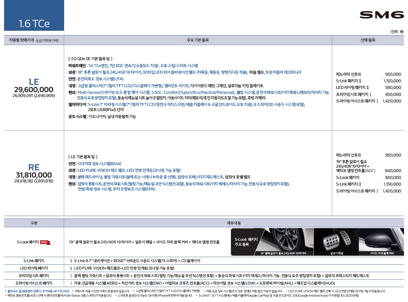 SM6 가격표 - 2020년형 (2019년 07월) -7.jpg