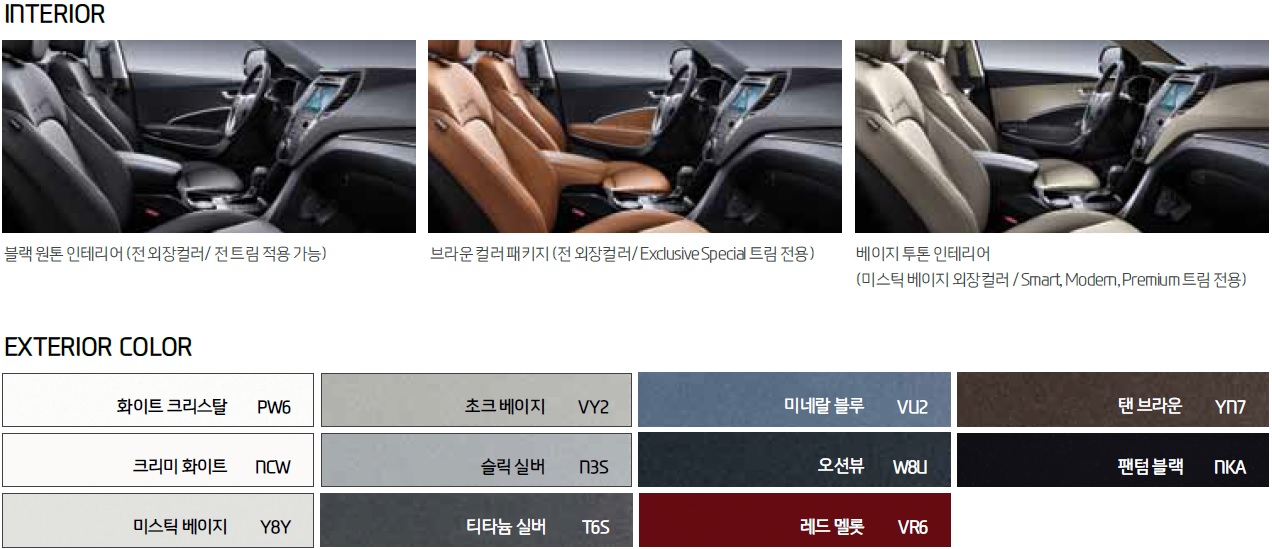 싼타페 더 프라임 가격표 - 2015년 6월 : 더프라임 인테리어,색상.jpg