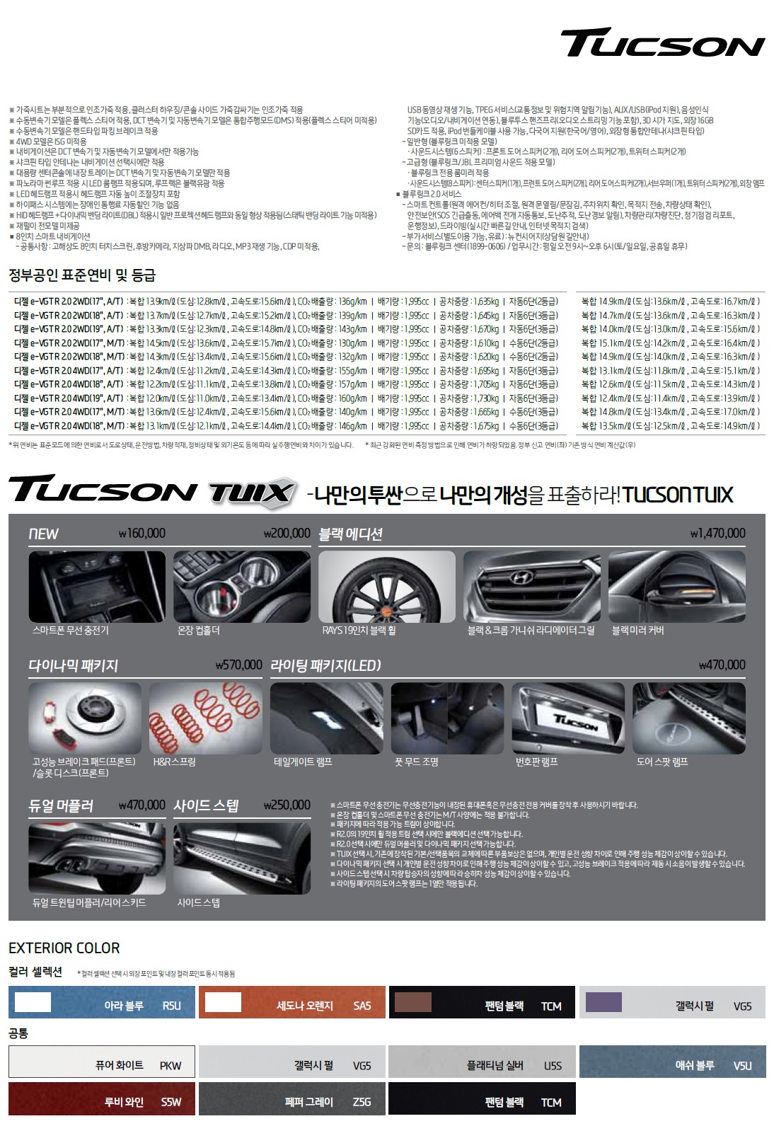 올뉴투싼ix 가격표 - 2016년형 (2016년 03월) -4.jpg